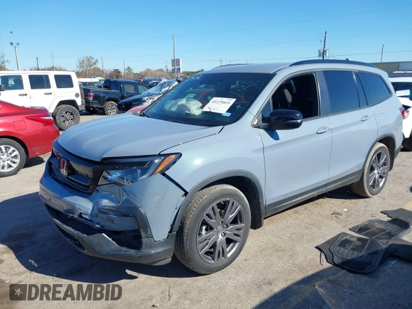 2022 Honda Pilot Sport z VIN 5FNYF5H34NB016711, wystawiony jako IAAI lot #41175815 z przebiegiem 28 635 mil mil oraz . Historia ofert i sprzedaży dostępna na DreamBid. Obrazek 17.