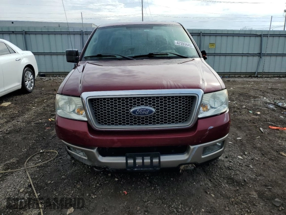 2005 Ford F-150 XLT with VIN 1FTPW14515FA97772, listed as a Copart auction lot 47283445 with 170,292 mi miles and Salvage Title. Bid and sale history available at carsss.com. Image 5.