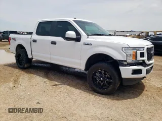 2018 Ford F-150 XL with VIN 1FTEW1EP4JKD12828, listed as a Copart auction lot 58188095 with 92,242 mi miles and Salvage title. Bid and sale history available at DreamBid. Image 4.