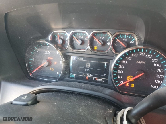 2019 Chevrolet Silverado 1500 LD LT with VIN 2GCRCPEC1K1125767, listed as a Copart auction lot 46068565 with 107,548 mi miles and Non Repairable. Bid and sale history available at carsss.com. Image 9.