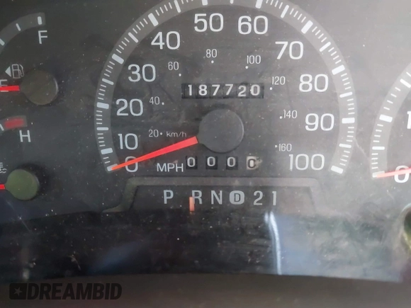 1997 Ford F-150 XL with VIN 1FTDX18W7VKC26527, listed as a IAAI auction lot 41692112 with 187,720 mi miles. Bid and sale history available at carsss.com. Image 7.
