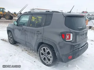 2016 Jeep Renegade Limited with VIN ZACCJADT5GPD52371, listed as a IAAI auction lot 41637114 with 175,162 mi miles. Bid and sale history available at carsss.com. Image 3.