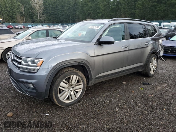 2020 Volkswagen Atlas SE with VIN 1V2UR2CA2LC502422, listed as a Copart auction lot 84052564 with 52,750 mi miles and Salvage title. Bid and sale history available at DreamBid. Image 1.