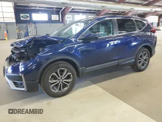 2022 Honda CR-V EX z VIN 2HKRW2H51NH609819, wystawiony jako Copart lot #54778835 z przebiegiem 52 631 mil mil oraz Szkoda całkowita • Salvage title. Historia ofert i sprzedaży dostępna na DreamBid. Obrazek 1.