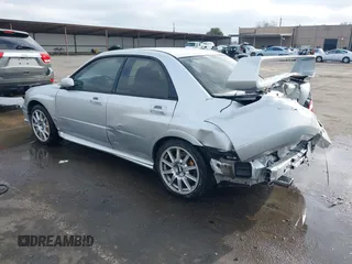 2005 Subaru Impreza Sedan (Natl) WRX STi w/Gold Wheels with VIN JF1GD70675L510065, listed as a IAAI auction lot 41092820 with 90,641 mi miles. Bid and sale history available at carsss.com. Image 3.