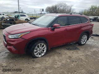 2023 Toyota Highlander L with VIN 5TDKDRAH8PS045684, listed as a Copart auction lot 51069795 with 8,138 mi miles and Salvage Title. Bid and sale history available at carsss.com. Image 1.