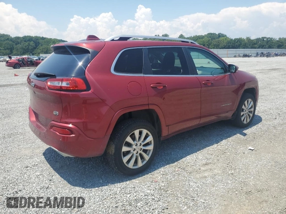 2017 Jeep Cherokee Overland z VIN 1C4PJMJS4HW550975, wystawiony jako Copart lot #61212885 z przebiegiem 60 786 mil mil oraz Szkoda całkowita • Salvage title. Historia ofert i sprzedaży dostępna na DreamBid. Obrazek 3.