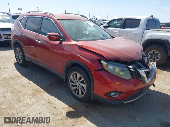 2014 Nissan Rogue S z VIN 5N1AT2MT7EC852455, wystawiony jako IAAI lot #41691195 z przebiegiem 66 531 mil mil oraz . Historia ofert i sprzedaży dostępna na DreamBid. Obrazek 1.
