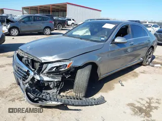 2015 Mercedes-Benz S-Class S 550 with VIN WDDUG8CB7FA072704, listed as a IAAI auction lot 41473437 with 1 mi miles. Bid and sale history available at carsss.com. Image 17.