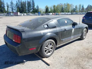 2005 Ford Mustang Deluxe with VIN 1ZVFT80N455171384, listed as a IAAI auction lot 42068853 with 258,491 mi miles. Bid and sale history available at carsss.com. Image 4.