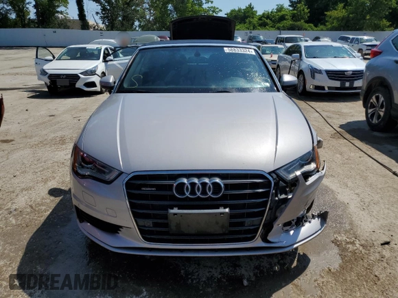 2015 Audi A3 с VIN WAU7FLFFXF1109818, выставлен на аукционе Copart как лот 58833324 с пробегом 5 525 миль миль и Списание • Salvage title. История ставок и продаж доступна на DreamBid. Изображение 5.