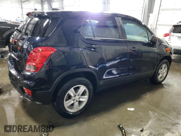 2021 Chevrolet Trax LS with VIN KL7CJNSB2MB316352, listed as a Copart auction lot 45127145 with 57,640 mi miles and Salvage Title. Bid and sale history available at carsss.com. Image 3.