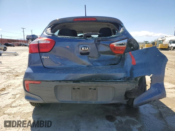 2016 Kia Rio LX with VIN KNADM5A31G6640055, listed as a Copart auction lot 49358645 with 170,996 mi miles and Salvage Title. Bid and sale history available at carsss.com. Image 6.