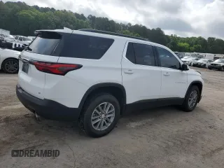 2022 Chevrolet Traverse LT Cloth z VIN 1GNERGKW1NJ188428, wystawiony jako Copart lot #55568665 z przebiegiem 24 246 mil mil oraz Szkoda całkowita • Salvage title. Historia ofert i sprzedaży dostępna na DreamBid. Obrazek 3.