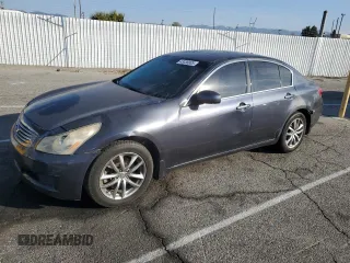 2007 Infiniti G35 Sedan G35x with VIN JNKBV61F07M820936, listed as a Copart auction lot 43035805 with 164,687 mi miles and Salvage Title. Bid and sale history available at carsss.com. Image 1.
