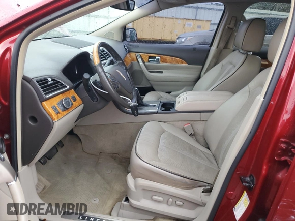 2013 Lincoln MKX with VIN 2LMDJ8JK2DBL00981, listed as a Copart auction lot 72976014 with 244,199 mi miles and Salvage Title. Bid and sale history available at DreamBid. Image 7.