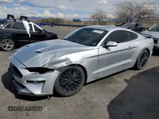 2019 Ford Mustang EcoBoost with VIN 1FA6P8TH4K5143552, listed as a Copart auction lot 50105315 with 58,648 mi miles and Salvage Title. Bid and sale history available at carsss.com. Image 1.