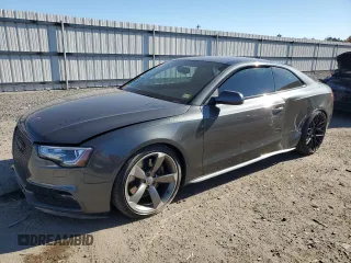 2015 Audi S5 Premium Plus with VIN WAUGGAFRXFA054749, listed as a Copart auction lot 76754194 with 87,643 mi miles and Salvage Title. Bid and sale history available at carsss.com. Image 1.
