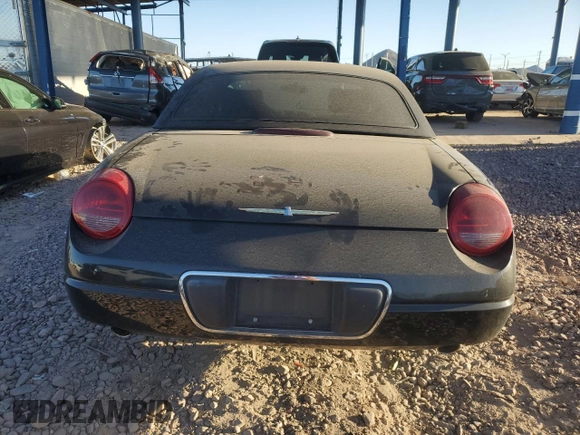 2002 Ford Thunderbird Hardtop Premium with VIN 1FAHP60A52Y101572, listed as a Copart auction lot 54356595 with 99,505 mi miles and Clean Title. Bid and sale history available at DreamBid. Image 6.