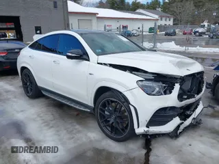 2023 Mercedes-Benz GLE 53 AMG with VIN 4JGFD6BB9PA857949, listed as a IAAI auction lot 41665220 with 21,334 mi miles and . Bid and sale history available at DreamBid. Image 1.