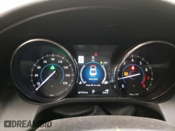 2016 Jaguar XF with VIN SAJBL4BV5GCY00349, listed as a Copart auction lot 83692684 with 71,741 mi miles and Salvage Title. Bid and sale history available at DreamBid. Image 9.