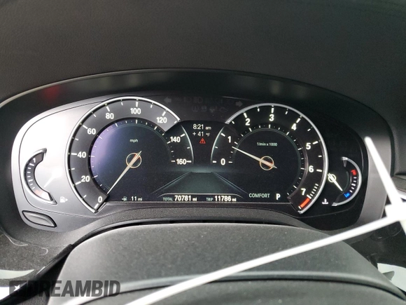 2017 BMW 5 Series 540i with VIN WBAJE5C3XHG917391, listed as a Copart auction lot 48715465 with 70,781 mi miles and Salvage Title. Bid and sale history available at carsss.com. Image 9.