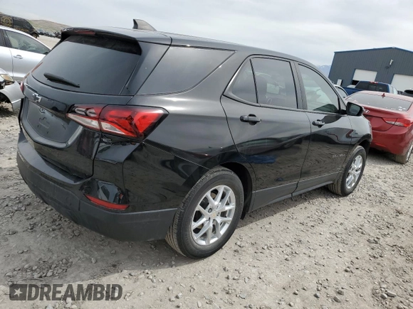 2023 Chevrolet Equinox LS z VIN 3GNAXHEG0PL176524, wystawiony jako Copart lot #54242795 z przebiegiem 26 915 mil mil oraz Szkoda całkowita • Salvage title. Historia ofert i sprzedaży dostępna na DreamBid. Obrazek 3.