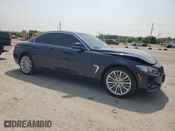 2015 BMW 4 Series 428i xDrive with VIN WBA3T1C55FP820640, listed as a Copart auction lot 60394605 with 111,288 mi miles and Salvage title. Bid and sale history available at DreamBid. Image 4.