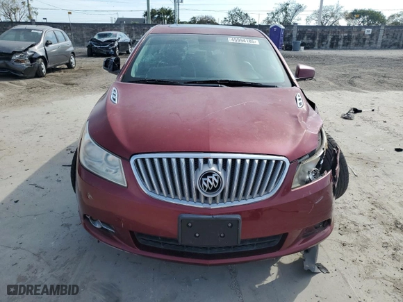 2011 Buick LaCrosse CXL with VIN 1G4GC5ED5BF249498, listed as a Copart auction lot 45994185 with 95,725 mi miles and Salvage Title. Bid and sale history available at carsss.com. Image 5.