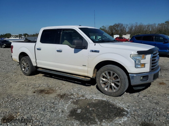 2015 Ford F-150 XL with VIN 1FTEW1CP9FKE67840, listed as a Copart auction lot 50182725 with 164,622 mi miles and Salvage Title. Bid and sale history available at carsss.com. Image 4.