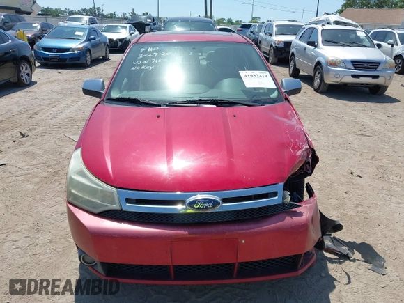 2010 Ford Focus SEL with VIN 1FAHP3HN8AW267150, listed as a IAAI auction lot 41932414 with 145,840 mi miles. Bid and sale history available at carsss.com. Image 11.
