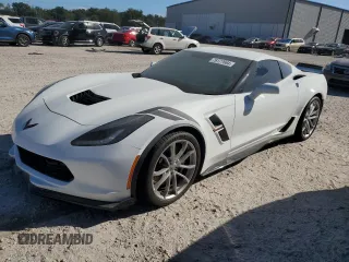 2017 Chevrolet Corvette Grand Sport 2LT with VIN 1G1YY2D72H5100803, listed as a Copart auction lot 76177664 with 0 mi miles and Non Repairable. Bid and sale history available at carsss.com. Image 1.