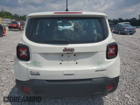 2021 Jeep Renegade Freedom with VIN ZACNJDAB9MPM33288, listed as a Copart auction lot 63654765 with 29,052 mi miles and Salvage title. Bid and sale history available at DreamBid. Image 6.