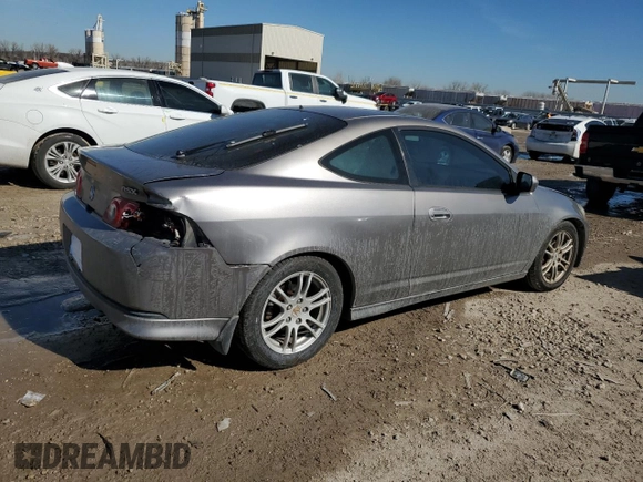 2006 Acura RSX with VIN JH4DC54886S005996, listed as a Copart auction lot 46494425 with 183,401 mi miles and Salvage Title. Bid and sale history available at carsss.com. Image 3.