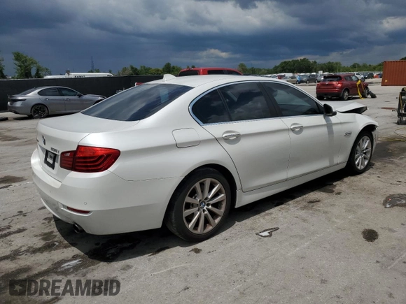 2016 BMW 5 Series 535i xDrive with VIN WBA5B3C56GG254528, listed as a Copart auction lot 56478005 with 141,550 mi miles and Salvage title. Bid and sale history available at DreamBid. Image 3.