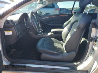 2005 Mercedes-Benz CLK 500 with VIN WDBTJ75J05F139522, listed as a Copart auction lot 80596524 with 95,997 mi miles and Salvage Title. Bid and sale history available at DreamBid. Image 7.