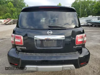 2017 Nissan Armada SL with VIN JN8AY2NC0H9503812, listed as a Copart auction lot 59825804 with 110,288 mi miles and Salvage Title. Bid and sale history available at carsss.com. Image 6.