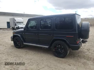 2024 Mercedes-Benz G 63 AMG with VIN W1NYC7HJ0RX504884, listed as a Copart auction lot 50609385 with 3,591 mi miles and Salvage Title. Bid and sale history available at DreamBid. Image 2.