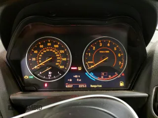 2015 BMW 2 Series 228i with VIN WBA1F5C53FV343580, listed as a Copart auction lot 84035754 with 63,537 mi miles and Salvage Title. Bid and sale history available at carsss.com. Image 9.