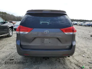 2014 Toyota Sienna LE with VIN 5TDJK3DC5ES093753, listed as a Copart auction lot 47452575 with 124,942 mi miles and Salvage Title. Bid and sale history available at DreamBid. Image 6.