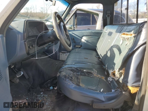 1987 Ford F-150 with VIN 1FTCF15Y7HNA56371, listed as a Copart auction lot 85441274 with 76,200 mi miles and Salvage Title. Bid and sale history available at carsss.com. Image 7.