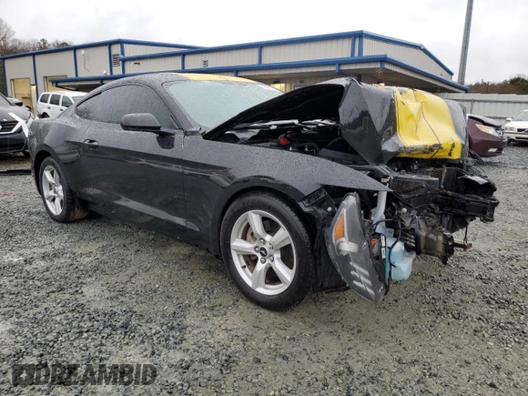 2017 Ford Mustang V6 with VIN 1FA6P8AMXH5226959, listed as a Copart auction lot 44716215 with 96,363 mi miles and Salvage Title. Bid and sale history available at carsss.com. Image 4.