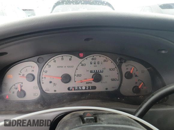 2003 Ford Ranger XL Fleet with VIN 1FTYR44V33TA25919, listed as a Copart auction lot 52086025 with 163,386 mi miles and Clean Title. Bid and sale history available at DreamBid. Image 9.