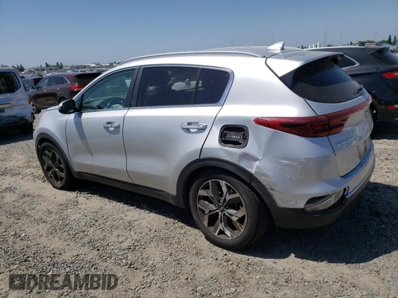 2020 Kia Sportage EX with VIN KNDPN3AC8L7780402, listed as a Copart auction lot 55964355 with 91,728 mi miles and Salvage title. Bid and sale history available at DreamBid. Image 2.