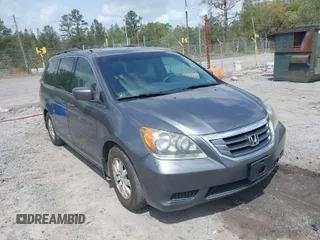2010 Honda Odyssey EX-L with VIN 5FNRL3H76AB010388, listed as a IAAI auction lot 41963396 with 197,835 mi miles. Bid and sale history available at carsss.com. Image 1.