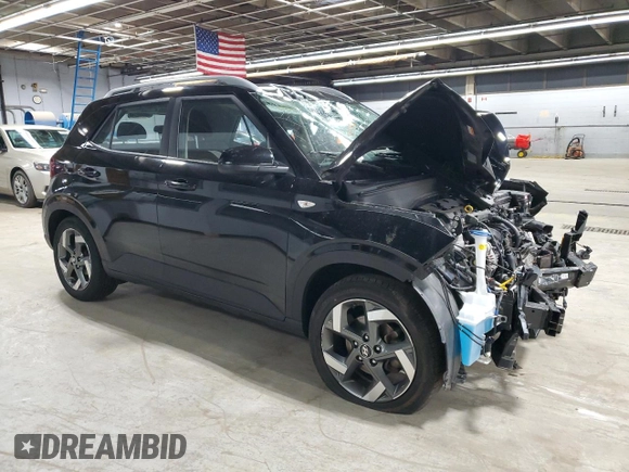 2022 Hyundai Venue SEL with VIN KMHRC8A30NU167055, listed as a Copart auction lot 53284515 with 23,403 mi miles and Salvage title. Bid and sale history available at DreamBid. Image 4.