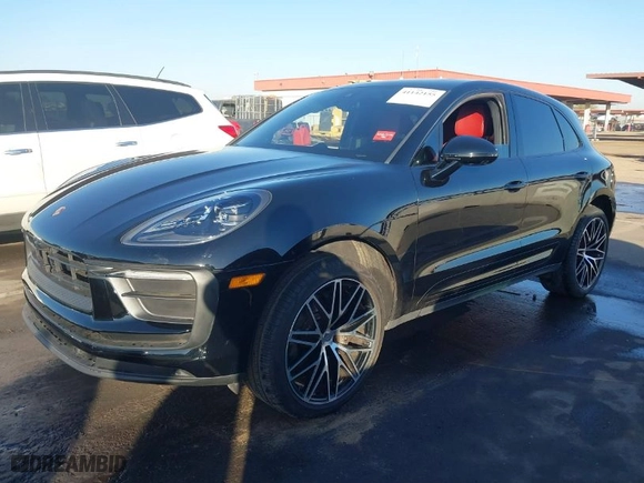 2023 Porsche Macan with VIN WP1AA2A5XPLB15591, listed as a IAAI auction lot 41142155 with 20,433 mi miles. Bid and sale history available at carsss.com. Image 2.