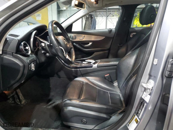 2016 Mercedes-Benz C-Class C 300 Luxury with VIN 55SWF4KB5GU123477, listed as a Copart auction lot 44427355 with 106,151 mi miles and Salvage Title. Bid and sale history available at carsss.com. Image 7.