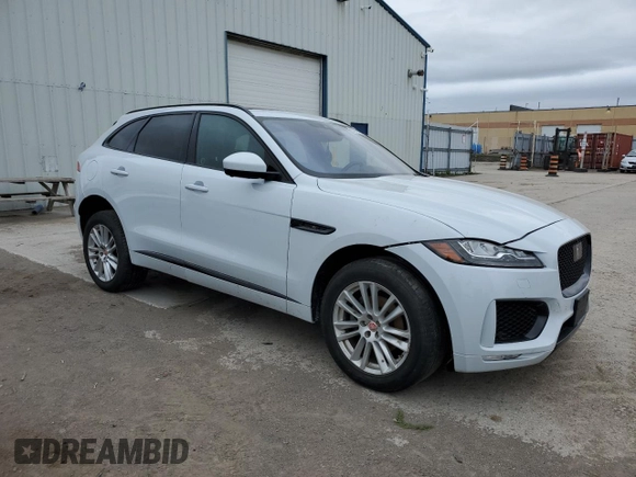 2020 Jaguar F-Pace 25t Checkered Flag Edition with VIN SADCP2FX6LA662984, listed as a Copart auction lot 55518465 with 39,981 mi miles and Clean title. Bid and sale history available at DreamBid. Image 4.