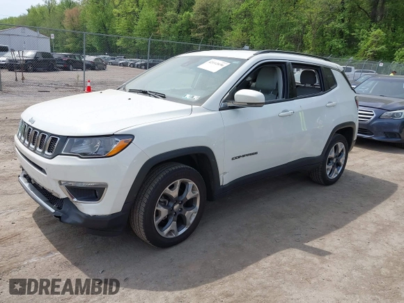2021 Jeep Compass Limited with VIN 3C4NJDCB5MT588915, listed as a IAAI auction lot 42112656 with 70,543 mi miles and . Bid and sale history available at DreamBid. Image 2.